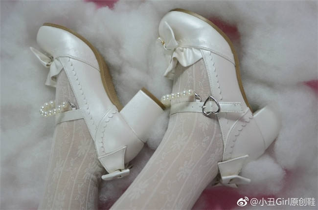 Cinderella~ Sweet Bow Beadchain Lolita Shoes