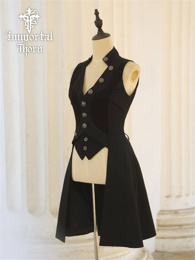 Immortal Thorn Eternal Poetry of Night Vintage Ouji Coat