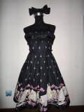 (Replica)Sweet Church Prints Baby Doll Lolita Jumper Dress -OUT