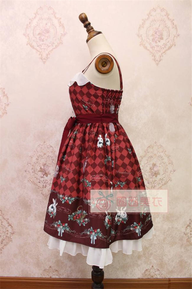 Alice Girl~ Strawberry&Rabbit~ Lolita JSK Dress