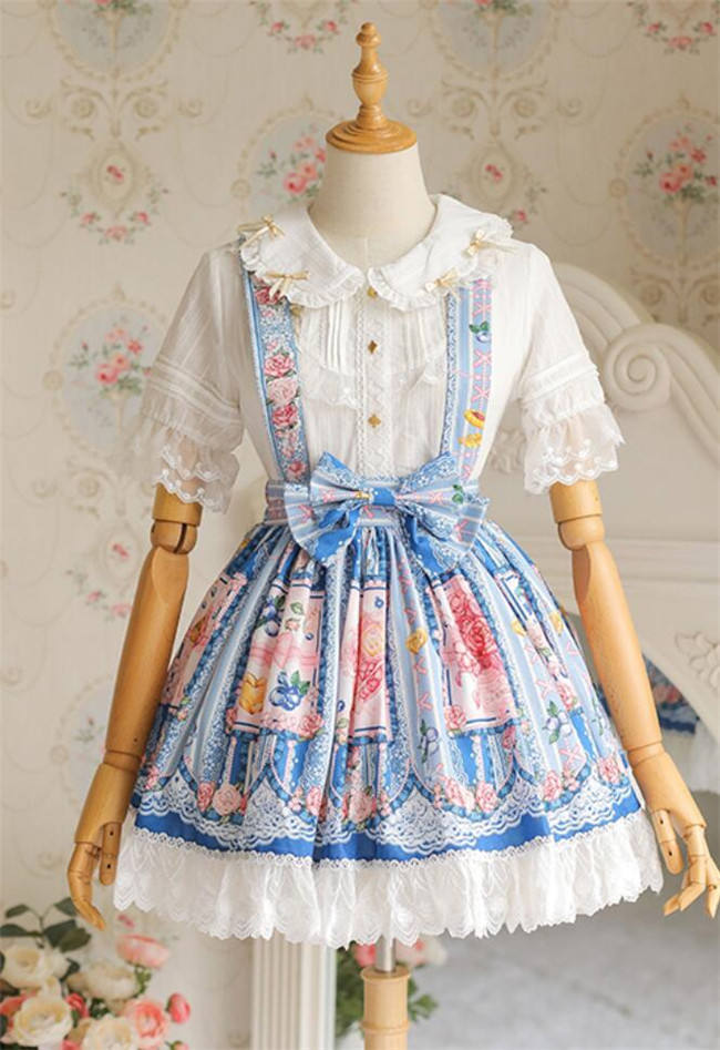 Strawbery Witch ~Blueberry Fruit~ Lolita Skirt