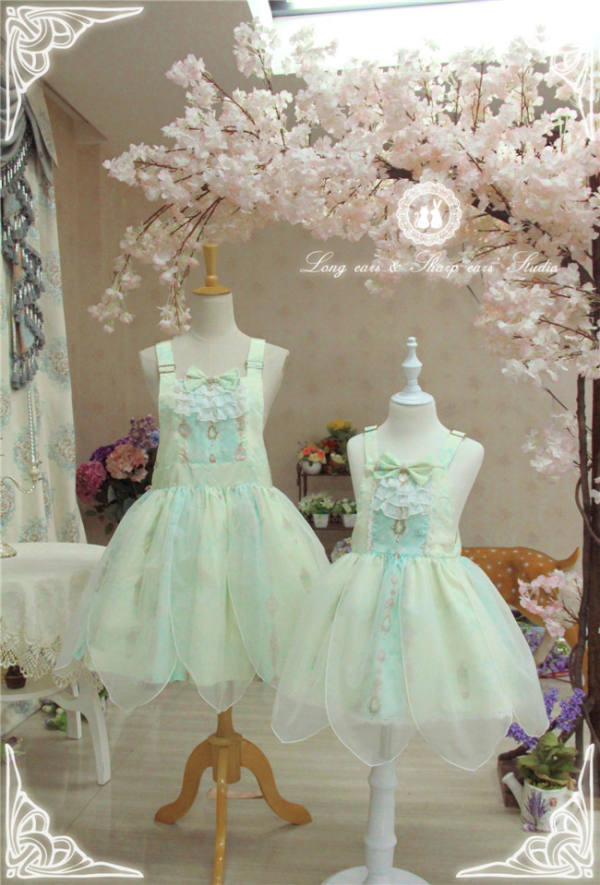 The Kingdom of Fairies~ Lolita Salopette Parent-child Dress - out