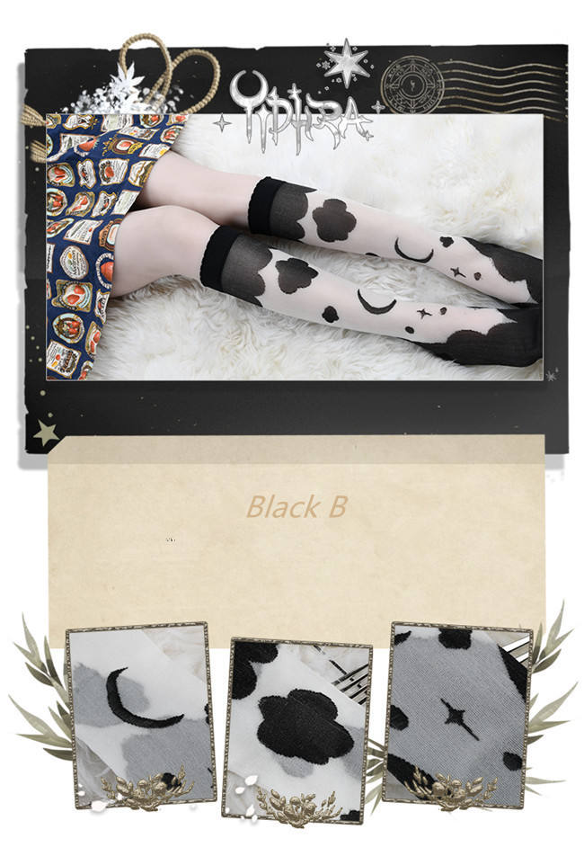 Yidhra Dream The Witch~Cotton Cloud~Lolita Knee-High Socks