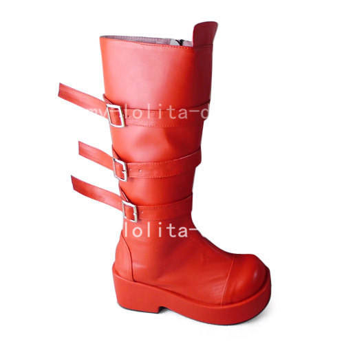 Beautiful Sweet Red One Piece Boots