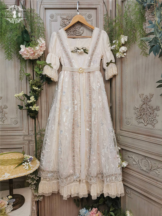 Miss Point ~ Salley Garden Empire Embroidery Lolita OP SP - Custom Tailor
