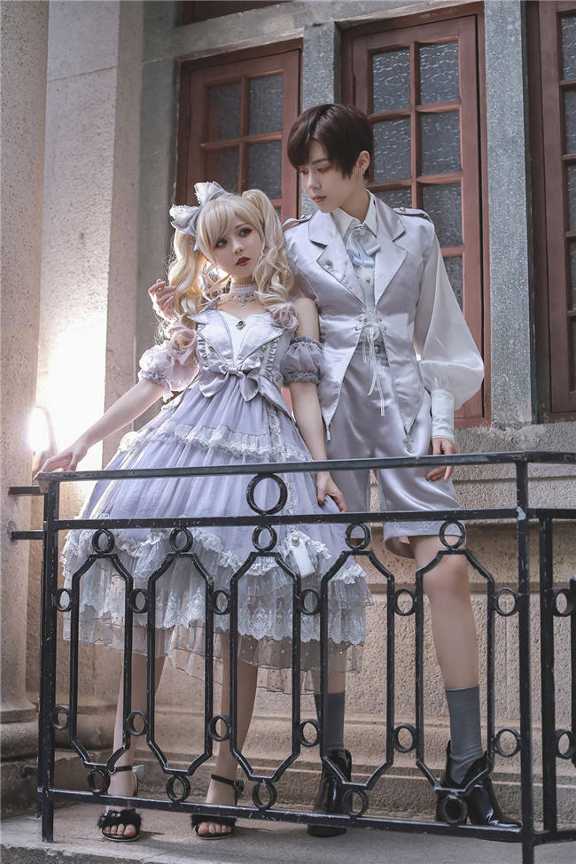 Passion Theme Dark Night and Silver Light Ouji Set/Dress -Ready Made