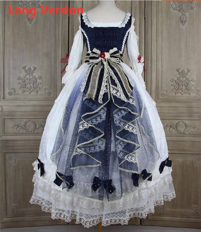 Little Dipper ~White Snow Lolita Vest + OP Set Short/Long Version