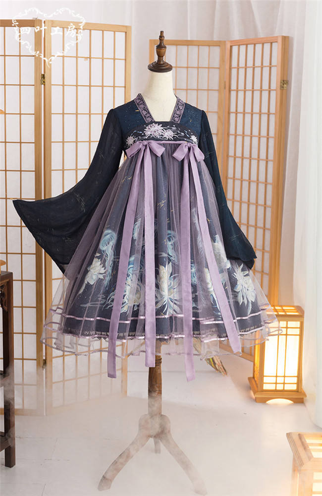 Epiphyllum Jellyfish Qi Lolita Dress Version I -Ready MADE