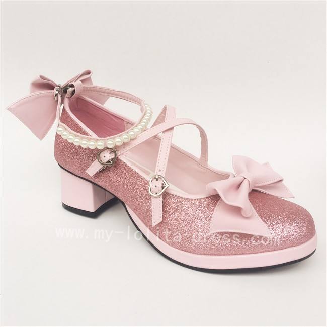 Antaina Tea Party Glitter Lolita Shoes