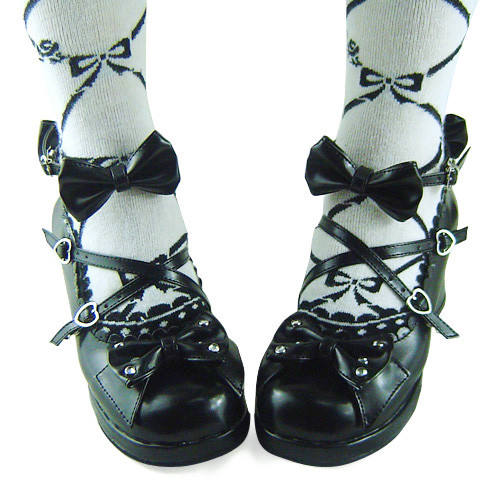 Sweet Pink PU Lolita Shoes