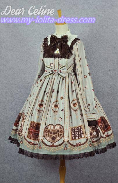 Valentine's Chocolate~ Sweet Lolita OP/JSK -Ready Made