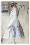 Infanta Elegant Blue Cotton JSK Lolita Dress - out