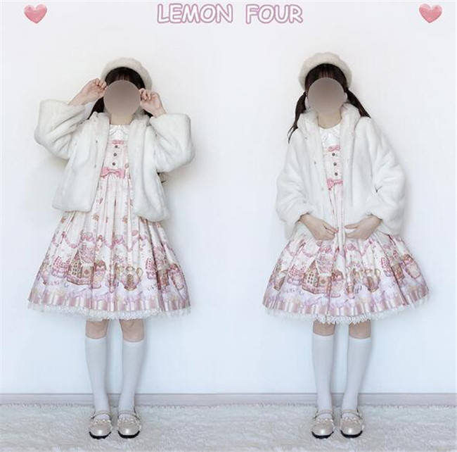 The Rabbit/The Bear~ Sweet Thickening Lolita Short Coat -Pre-order Closed