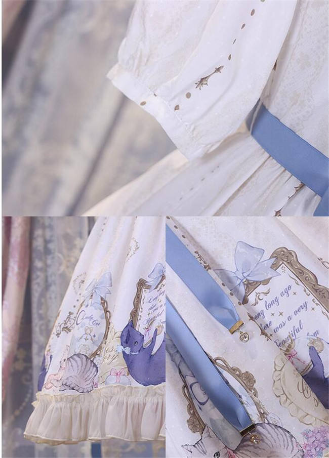 MissCat~ Soft Lolita OP Dress -Ready Made
