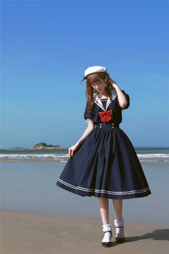 Beleganty Fashion Lolita ~Sea and Wind~ Elegant Lolita OP