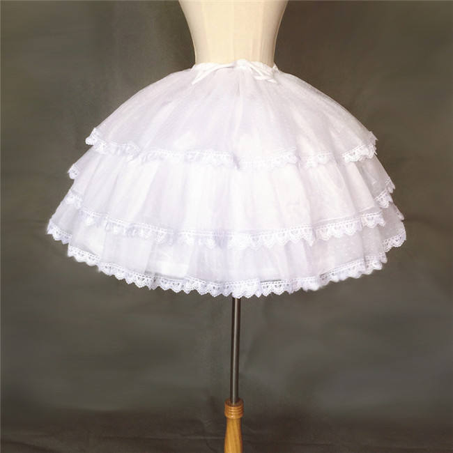 50-70cm Super Flexible Fishbone Lolita Petticoat Shape and Length Adjustable
