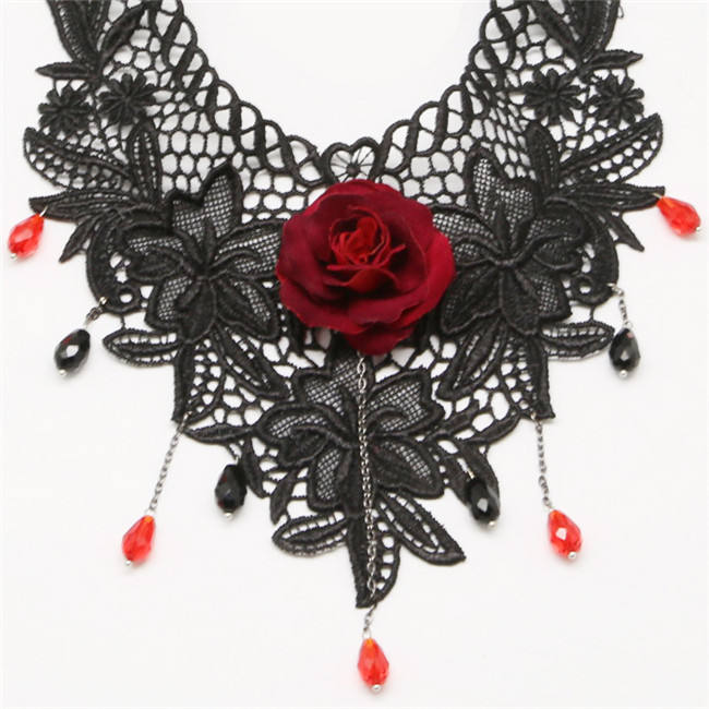 Aimimi~ Vintage Gothic lace Lolita Necklace