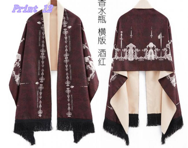 Vintage Classic Thickening  Shawl/Scarf 16 patterns-out