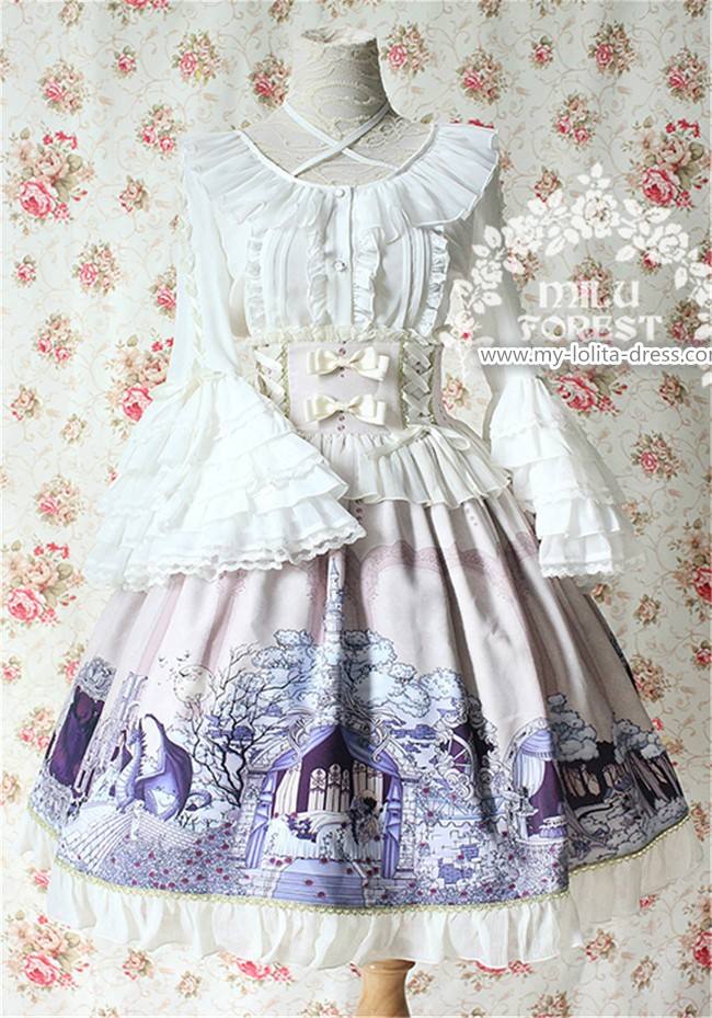 Sleeping Beauty~ Lolita High Waist Skirt