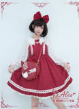 Little Red Riding Hood&White Snow~ Dark Prints Lolita JSK -OUT
