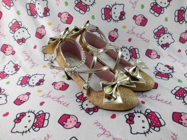 Antaina Tea Party Glitter Lolita Shoes