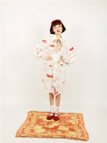 Mushroom~ Sweet Lolita Printed OP Dress -out