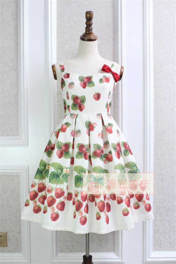 Alice Girl~ Strawberry~ Lolita JSK Dress -OUT