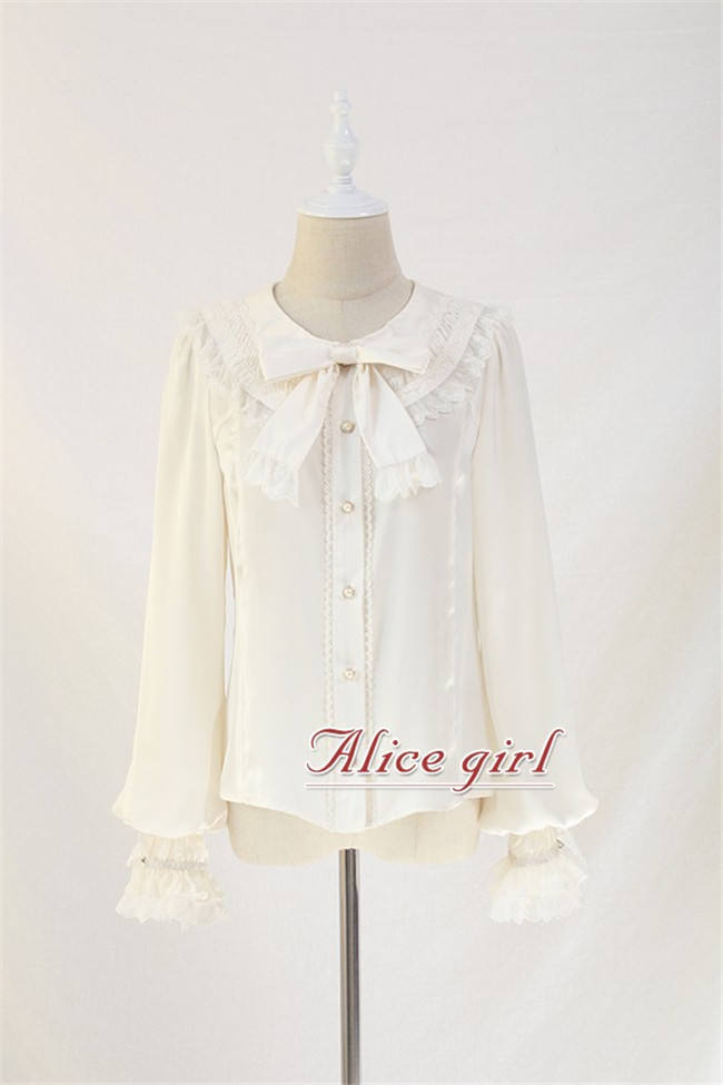 Mola Fan Collar Lace Lolita Blouse -Ready Made