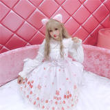 Strawberry Macaron~ Sweet  Lolita JSK -Ready Made