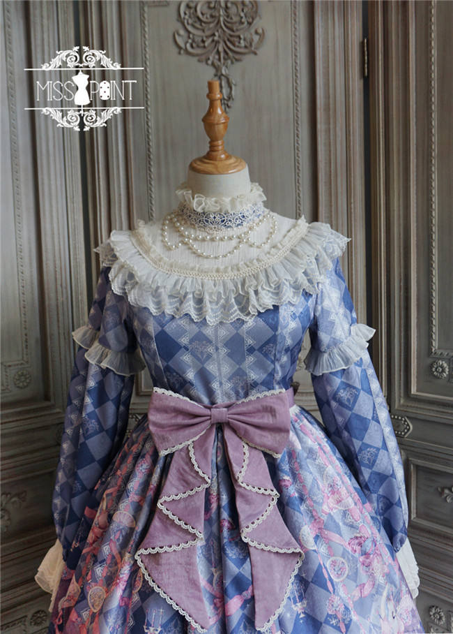 Miss Point ~ Elizabeth Meow ~ Daily Wear Lolita OP/JSK -Custom-tailor Available