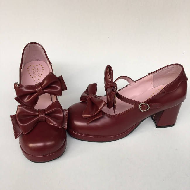 Sweet Chocolate Lolita Heels Shoes