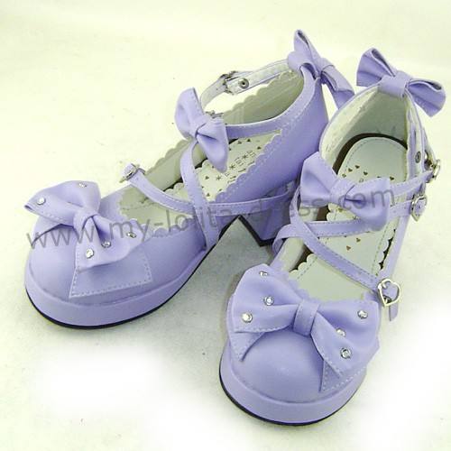 Red Bows Lolita Princess Shoes