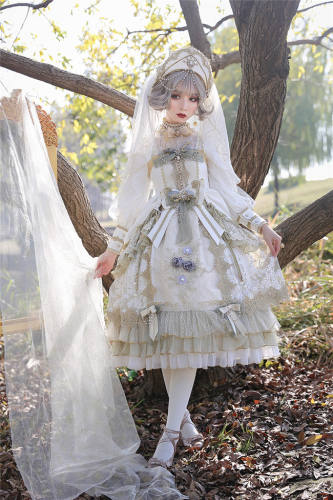 Dawn Nightmare~ Elegant Lolita OP Bridal Design