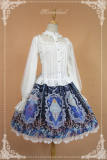 Neverland Lolita -Crystal Palace- Chiffon Tailored Roll Collar Blouse