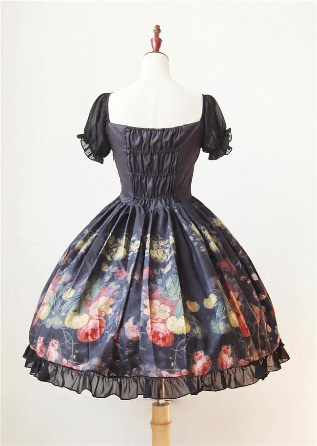Neverland Lolita Maiden's Garden  Lolita Chiffon OP