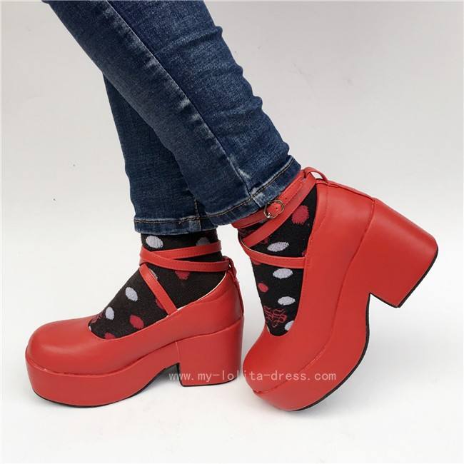 Black Velvet High Platform Women Shoes