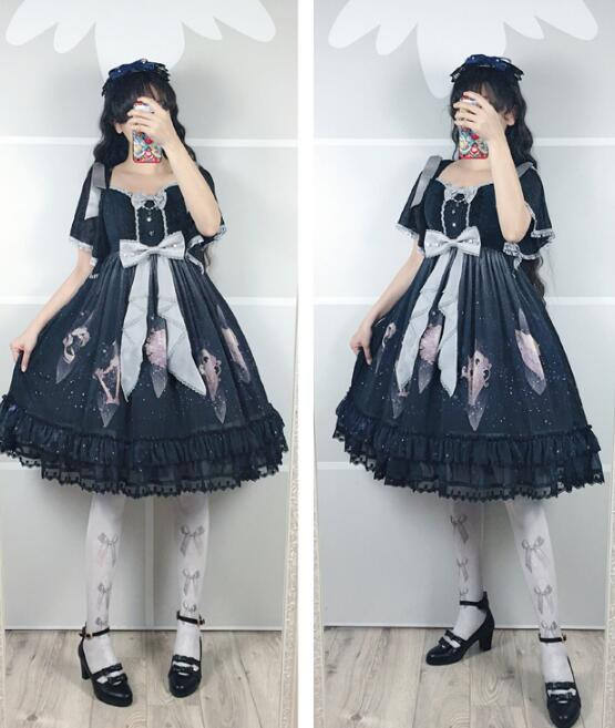Grove Deer ~Stardust~ Lolita JSK + Capelet Set -Pre-order Closed