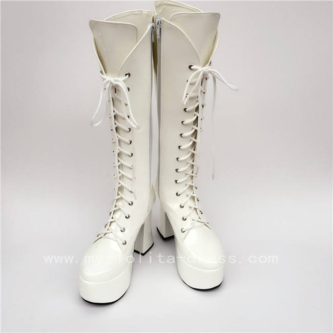 Classic High Shaft Above Knee Lolita Boots