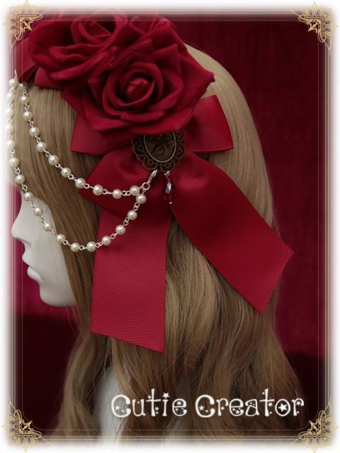 Cutie Creator -The Rose Bride -Beadchain Headbow