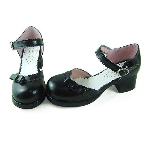 Attractive Tiny Bow Lolita Low Heel Shoes