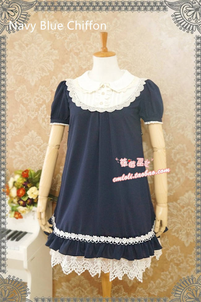 Cute Doll Chiffon Lolita Dress