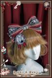 Infanta Rabbit Poker Prints High Waist Short Sleeves Lolita OP Dress - OUT