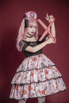 Neverland Lolita ~ Medicine Cabinet Slight High Waist JSK -Ready Made