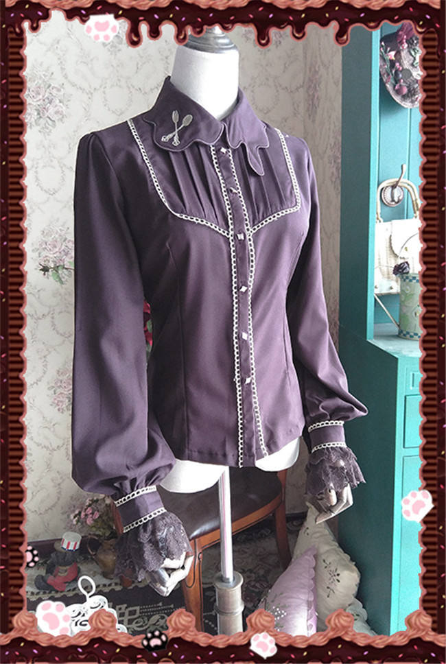 Infanta High Density Chiffon Lolita Long Sleeves Blouse