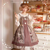 NyaNya Lolita ~Christmas Chocolate~ Normal Waist Lolita JSK 2 Versions -Pre-order  Closed