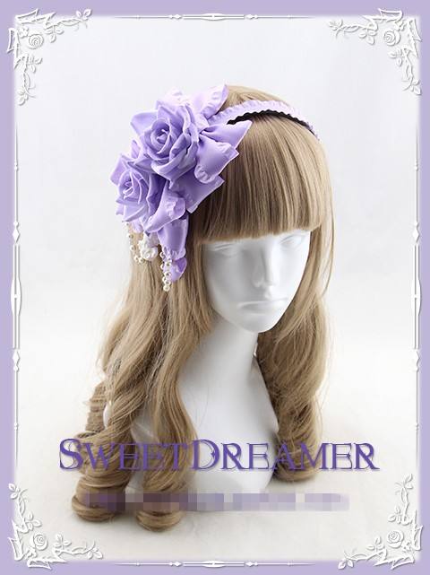 Sweet Dreamer Sweet Flower Cla Lolita Headbow