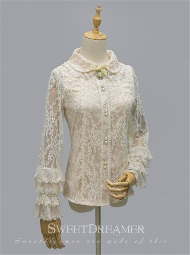 Flower Traver~ Elagant Lace Lolita Blouse