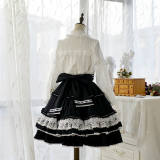Doris Night Lolita ~Bellflower Winter Vintage Lolita Skirt -Pre-order Closed