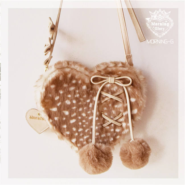 Repair of Love/Star~ Sweet Lolita Fur Hand Bag/Cross-body Bag