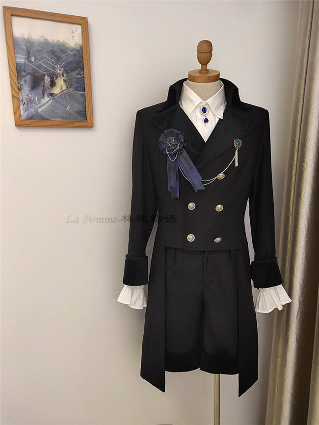 La Pomme Double-breasted Ouji Coat Pants -Custom Tailor Available